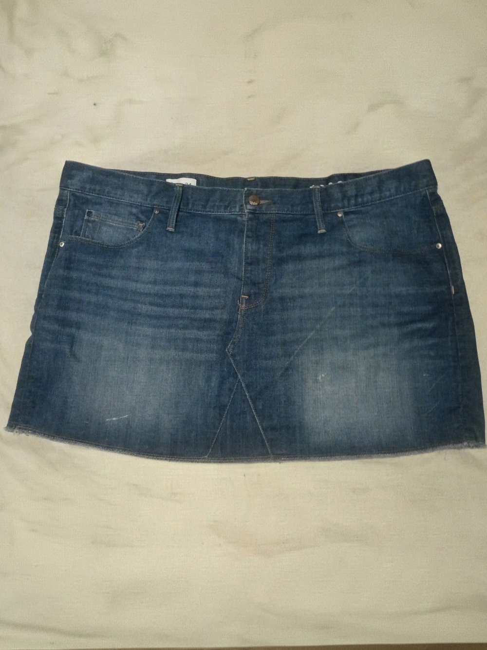 Women’s Blue Denim Mini Skirt 34r